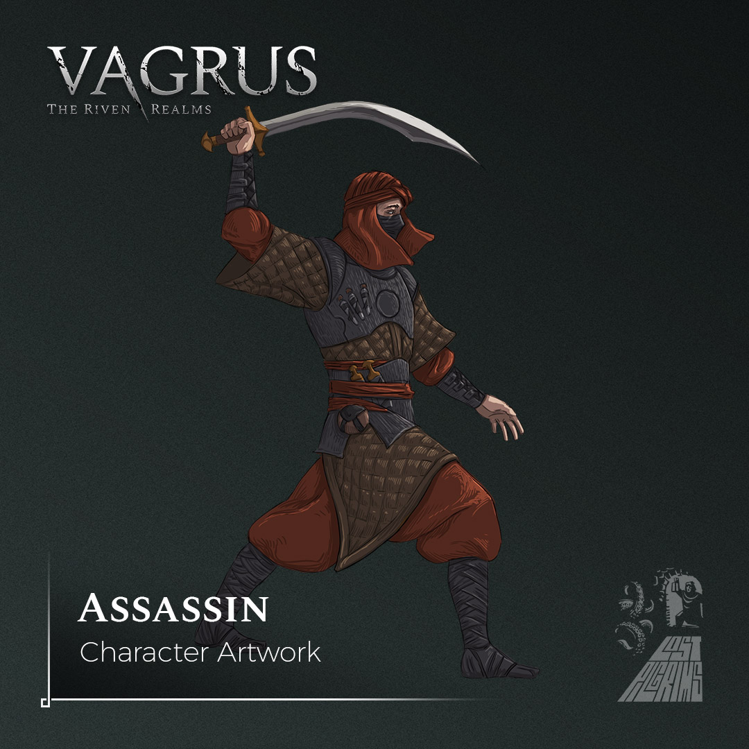 Character Artwork Assassin Vagrus 7802