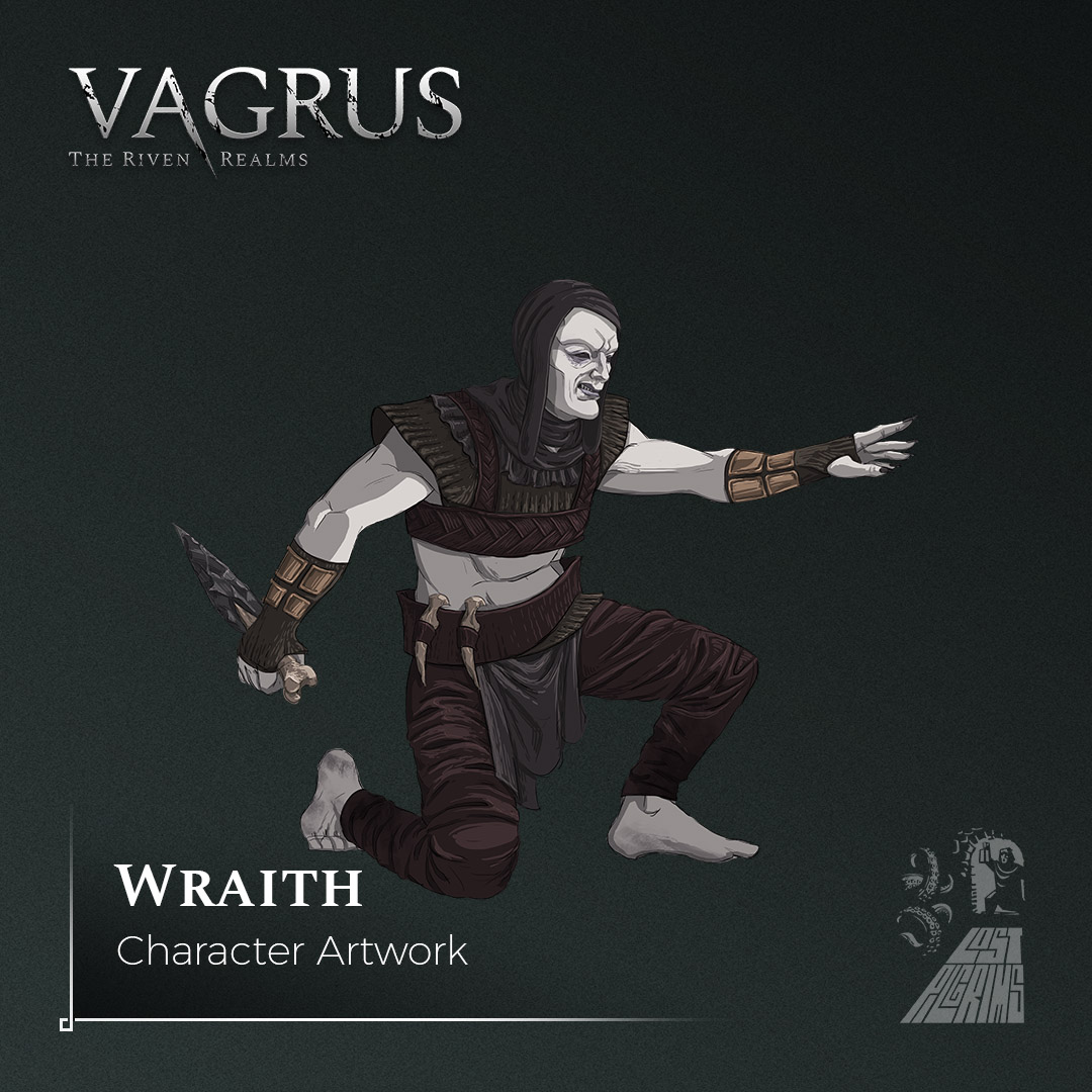 Character Artwork Wraith Vagrus The Riven Realms By Lost Pilgrims Studio